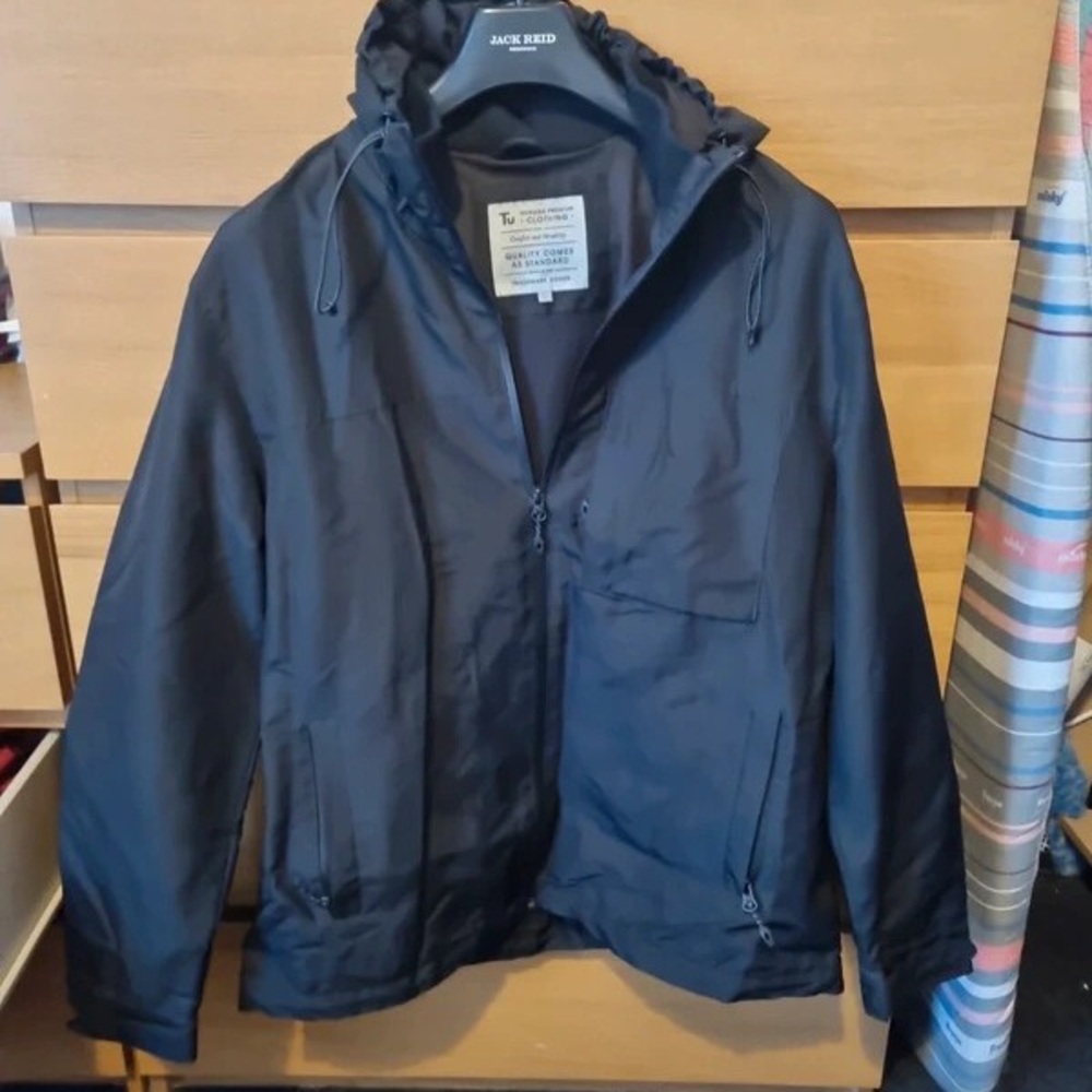 Men's Black Raincoat by Jack Reid